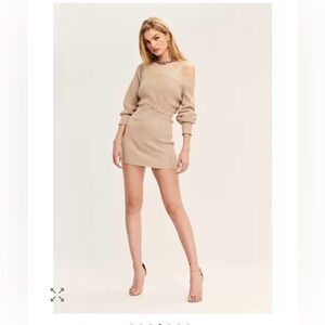 SER.O.YA Janelle Cropped Sweater & Knit Tank Dress, 2-Piece Set